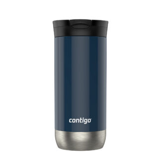 Contigo® Huron 2.0 Stainless Steel Travel Mug with SNAPSEAL™ Lid | 16oz | Blueberry | Cup Holder