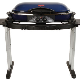 Coleman RoadTrip® LX Standup Propane Gas Grill | Blue | Push-Button Ignition