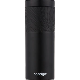 Contigo® Byron 2.0 Stainless Steel Travel Mug with SNAPSEAL™ Lid and Grip | 24oz | Licorice | Cup Holder