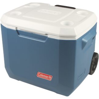 Coleman® 50-Quart Xtreme® 5-Day Hard Cooler with Wheels | Blue | Cup Holder | Supports Up To 250 lbs