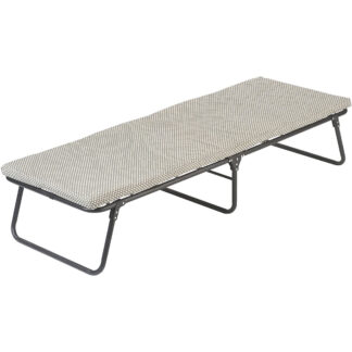 Coleman Ridgeline™ III Camping Cot with Foam Sleeping Pad | 74 x 26 x 15.2 | White & Grey