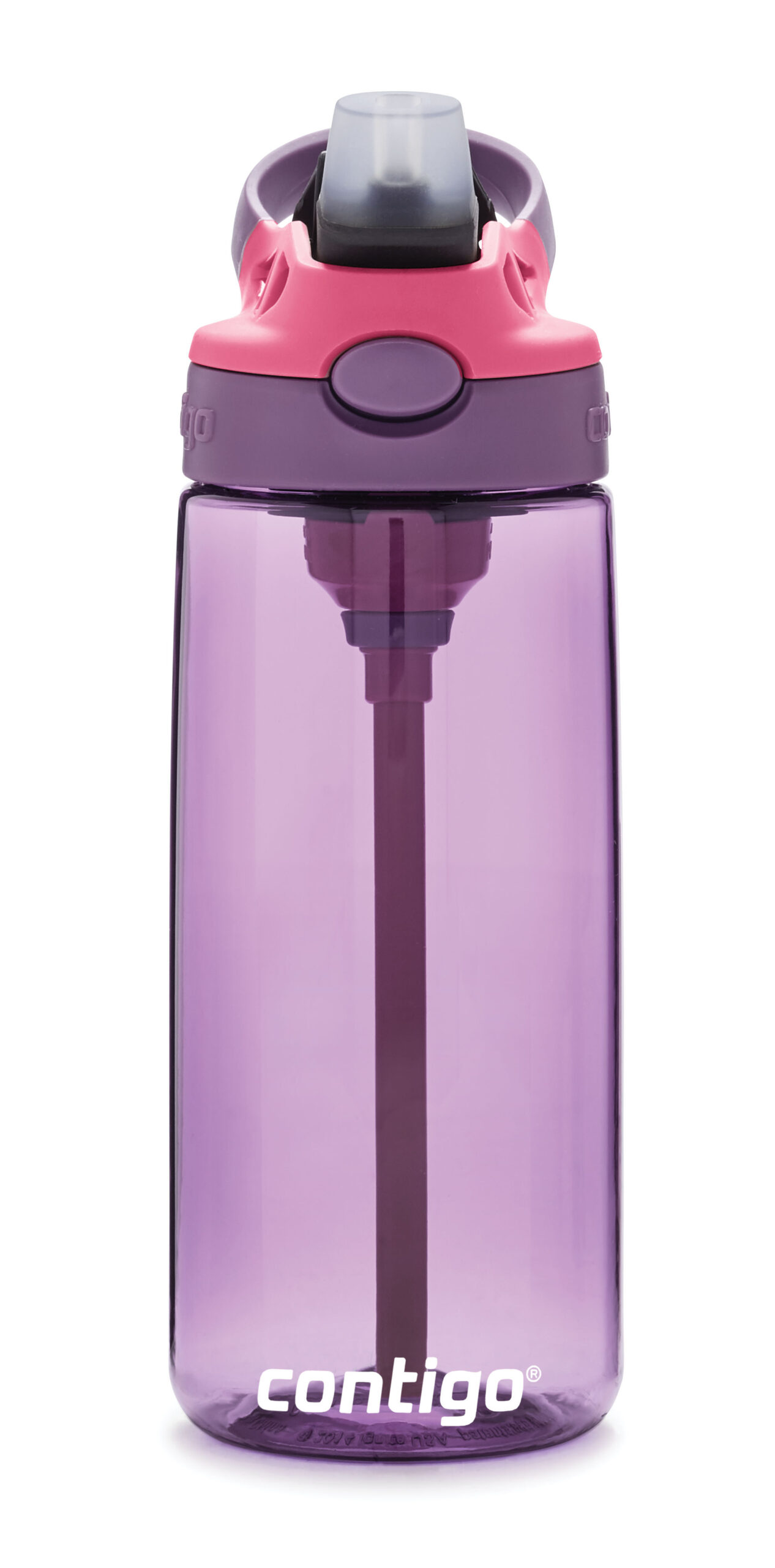 Contigo® Kids Cleanable AUTOSPOUT® Water Bottle | 20 oz | Eggplant & Punch