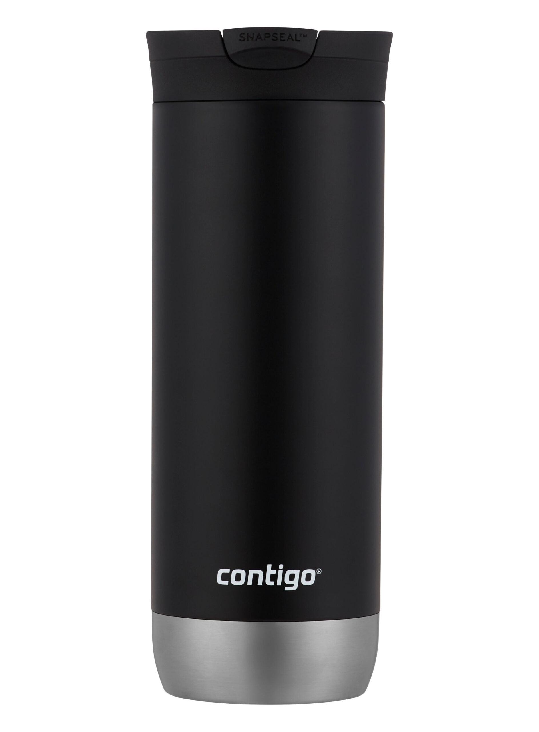 Contigo SNAPSEAL™ Insulated Stainless Steel Travel Mug | 20 oz | Licorice | Cup Holder
