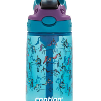 Contigo® Kids Straw Water Bottle with AUTOSPOUT® Lid | 14oz | Unicorns