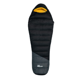 Coleman Peak1™ 20°F Mummy Down Sleeping Bag - Regular | Weight 2.8 Lbs.; Compressed Size 7.5” X 14.6”; 80”L X 31”W | Black