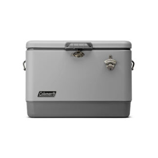 Coleman Reunion™ 54-Quart Steel Belted® Matte Cooler | White Truffle | Supports Up To 250 lbs