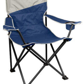 Coleman® Big & Tall Quad Camping Chair | Seat width is 24 | Skyfall Blue | Cup Holder
