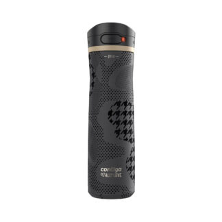 Contigo® x Ally Love Jackson Chill 2.0 Stainless Steel Water Bottle with AUTOPOP® Lid | 24oz | Licorice | Cup Holder
