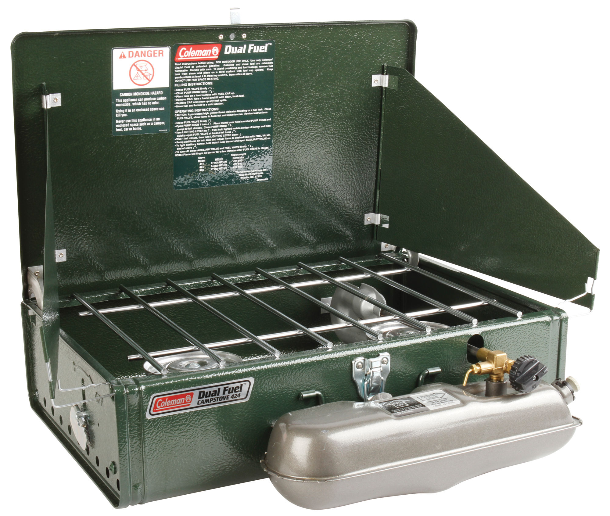 Coleman Guide Series® Dual Fuel™ Stove | Green