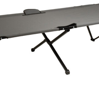 Coleman Pack-Away® Camping Cot with Side Table | Grey | Cup Holder