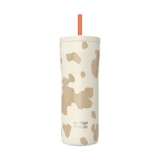 Contigo® x Ally Love Streeterville 2.0 Stainless Steel Tumbler with Straw | 24oz | Oatmilk