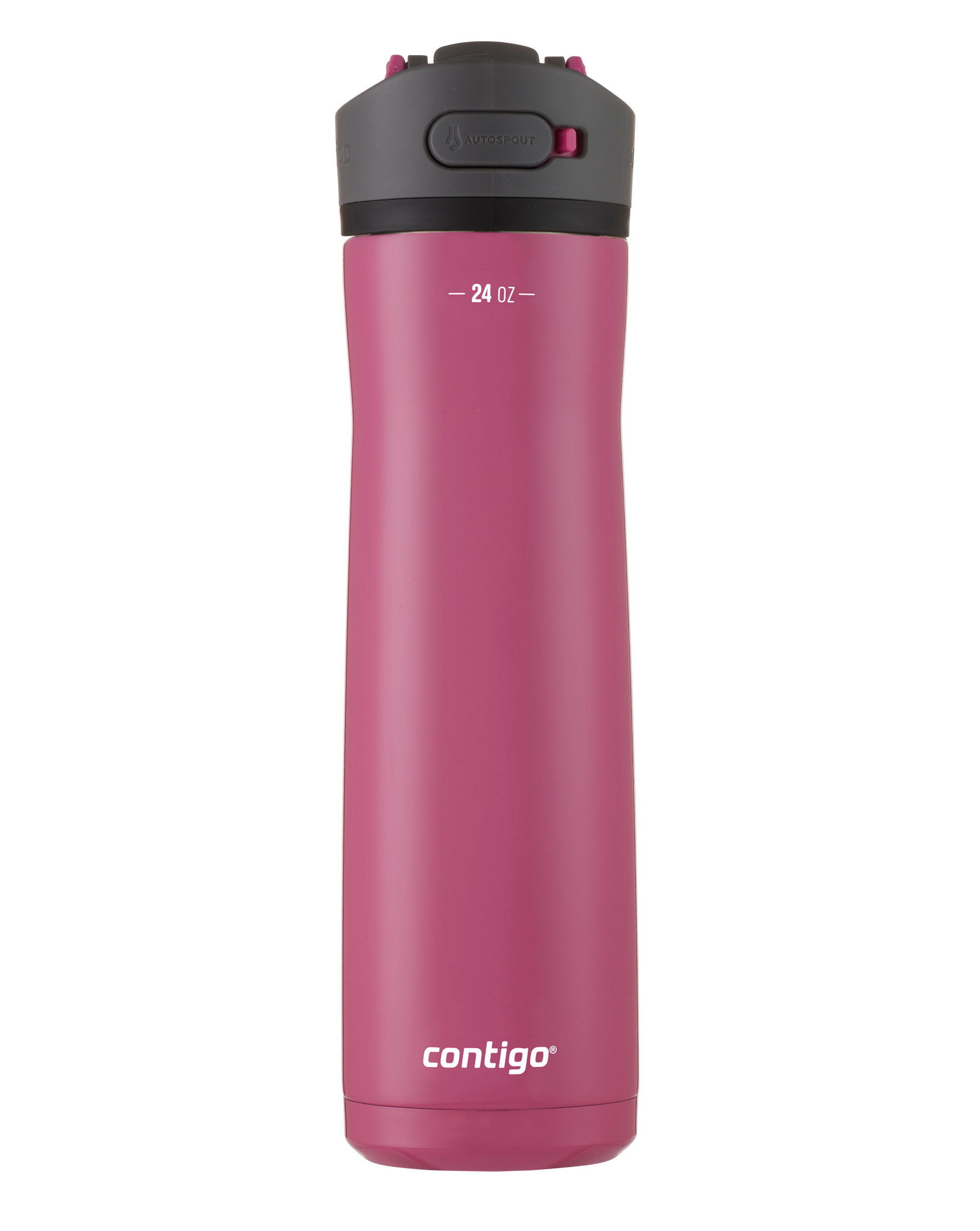 Contigo® Ashland Chill 2.0 Stainless Steel Water Bottle with AUTOSPOUT® Lid | 24oz | Dragon Fruit | Cup Holder