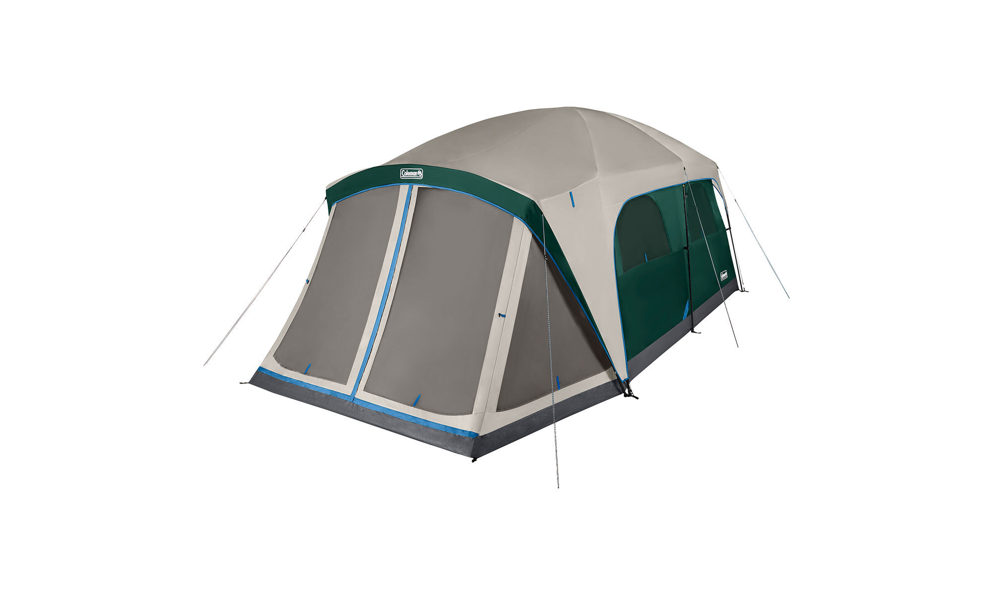 Coleman Skylodge™ 12-Person Camping Tent With Screen Room | Evergreen | 19 x 10 ft