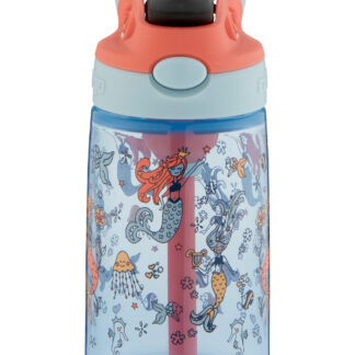 Contigo® Kids Straw Water Bottle with AUTOSPOUT® Lid | 14oz | Mermaids