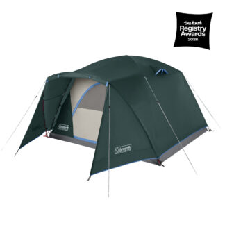 Coleman Skydome™ 6-Person Camping Tent with Full-Fly Vestibule | Evergreen | 10 x 8.5 ft