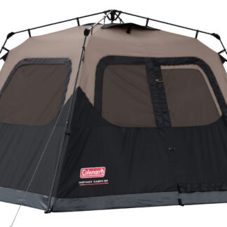 Coleman 6-Person Instant Cabin | 10 x 9 ft | Black & Grey