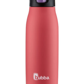 bubba Radiant Stainless Steel Rubberized Chug Water Bottle | 32oz | Electric Berry