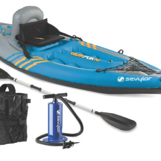 Coleman Sevylor K1 QuikPak Kayak | Blue | Cup Holder
