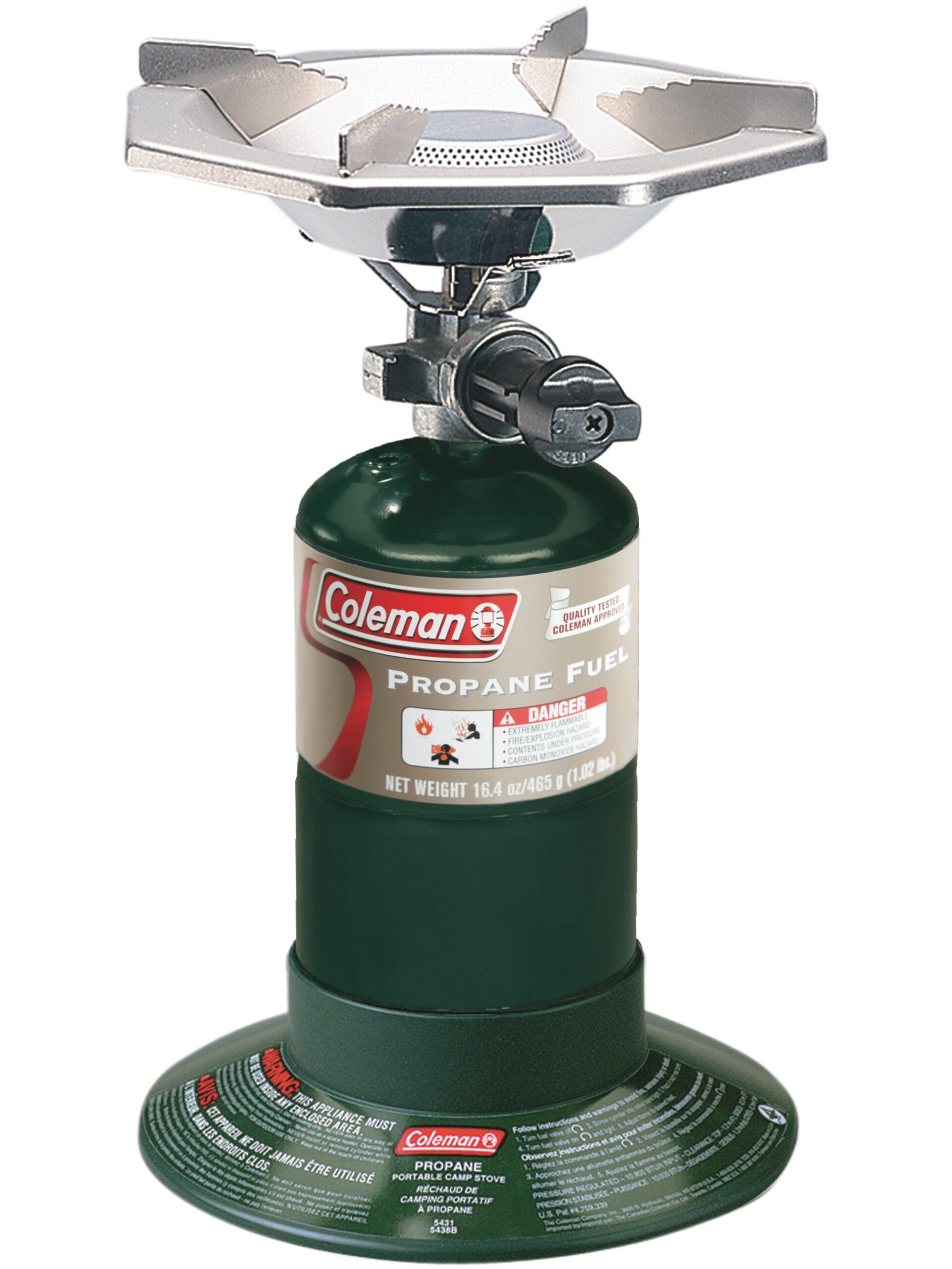Coleman Bottle Top Propane Stove | Green