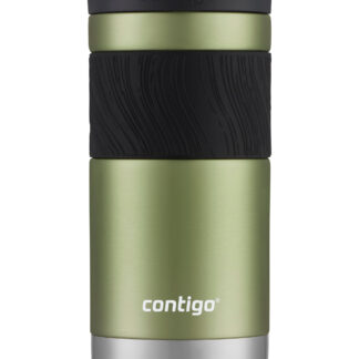 Contigo® Byron 2.0 Stainless Steel Travel Mug with SNAPSEAL™ Lid and Grip | 16oz | Cucumber | Cup Holder