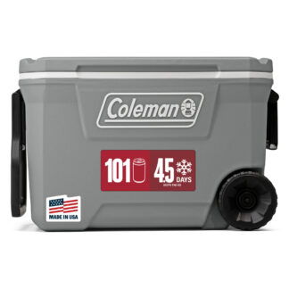 Coleman Classic Series 62-Quart Hard Cooler | Rock | Cup Holder