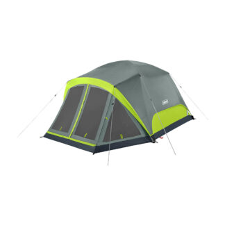 Coleman Skydome™ 4-Person Camping Tent with Screen Room | Rock Grey | 8 x 10.5 ft