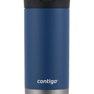 Contigo® Huron 2.0 Stainless Steel Travel Mug with SNAPSEAL™ Lid | 16oz | Blue Corn | Cup Holder