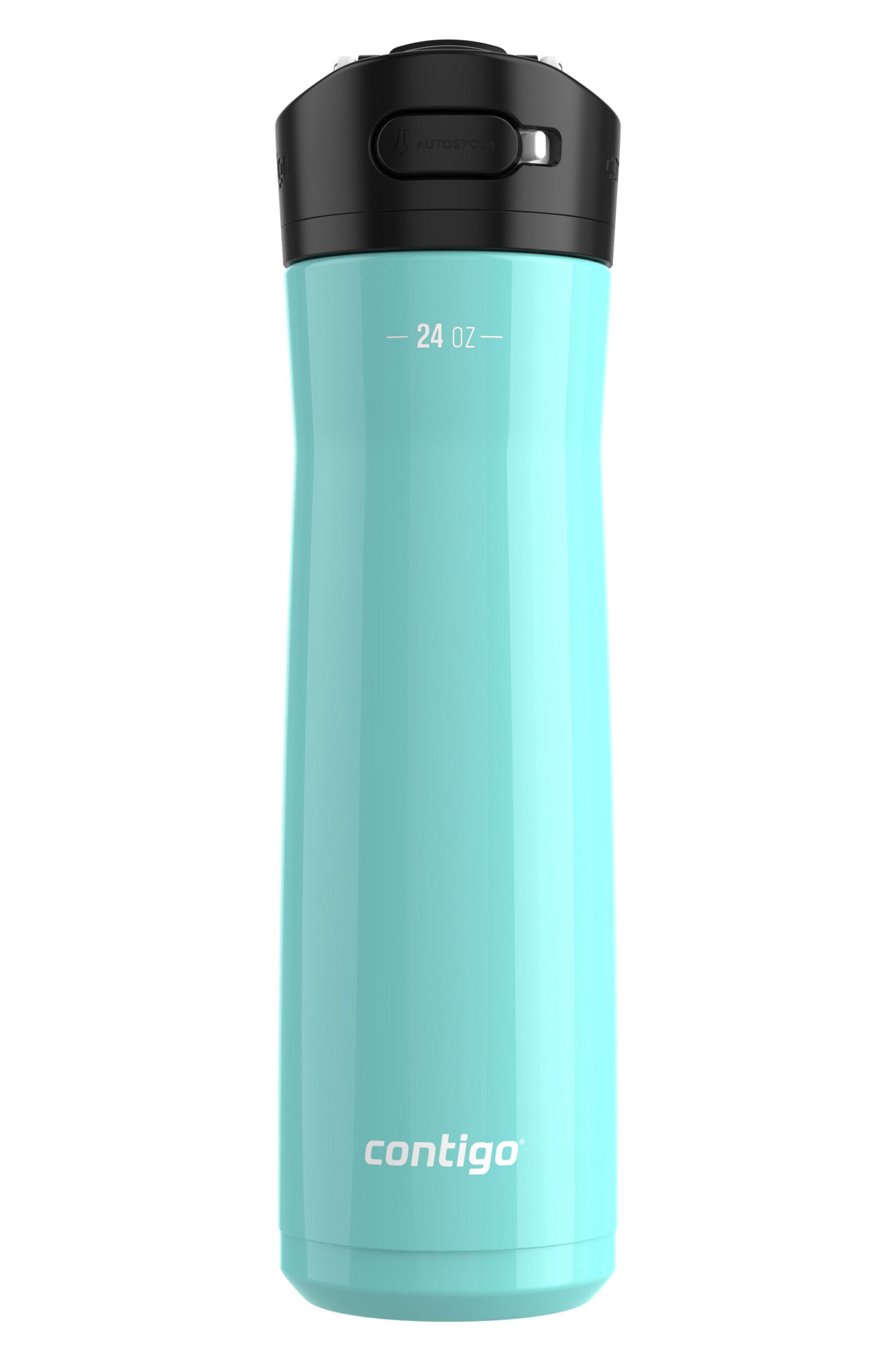 Contigo® Ashland Chill 2.0 Stainless Steel Water Bottle with AUTOSPOUT® Lid | 24oz | Jade Vine | Cup Holder