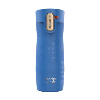 Contigo® x Ally Love West Loop 3.0 Stainless Steel Travel Mug with AUTOSEAL® Easy-Clean Lid | 16oz | Stellar Jay
