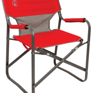 Coleman Outpost™ Breeze Deck Chair | Red | Strong Steel Frame