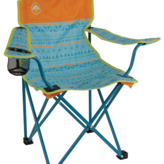 Coleman Kids Quad Chair | Teal | Cup Holder | Strong Steel Frame