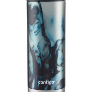 Contigo SNAPSEAL™ Insulated Stainless Steel Travel Mug | 20 oz | Blue | Cup Holder