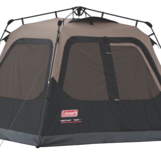 Coleman 4-Person Cabin Camping Tent with Instant Setup | 8 x 7 ft | Black