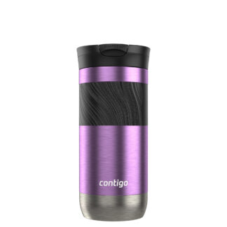 Contigo® Byron 2.0 Stainless Steel Travel Mug with SNAPSEAL™ Lid and Grip | 16oz | Pansy | Cup Holder