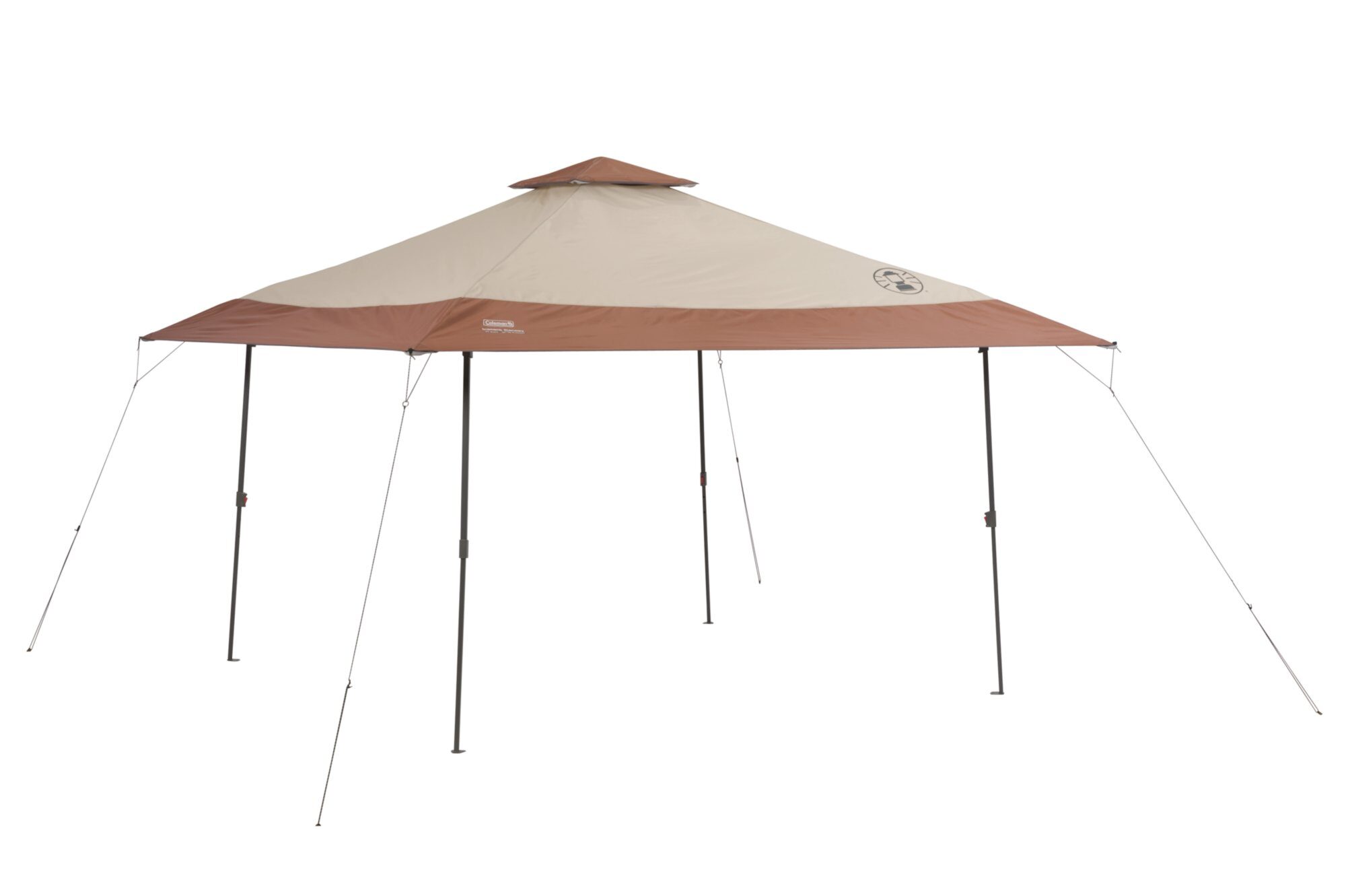 Coleman 13 x 13 Instant Canopy Sun Shelter | Khaki | 13 x 13 ft