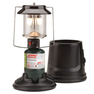 Coleman QuickPack™ 2-Mantle Propane Lantern | Green | Push-Button Ignition
