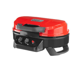 Coleman RoadTrip® 225 Portable Tabletop Propane Grill | Red | Push-Button Ignition