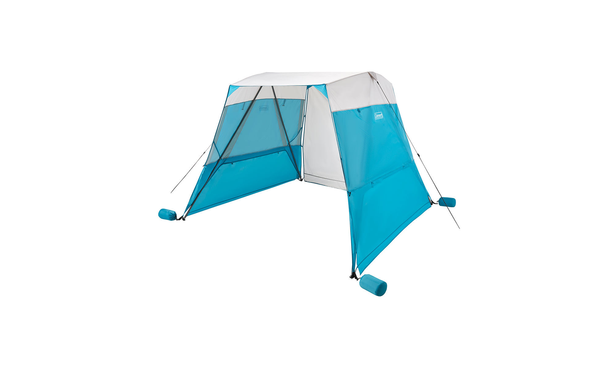 Coleman 7 x 7 Go Shade Backpack Sun Shade | 7 ft. x 7 ft | Caribbean Sea