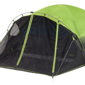 Coleman 6-Person Carlsbad™ Dark Room™ Dome Camping Tent with Screen Room | Green, Black & Teal