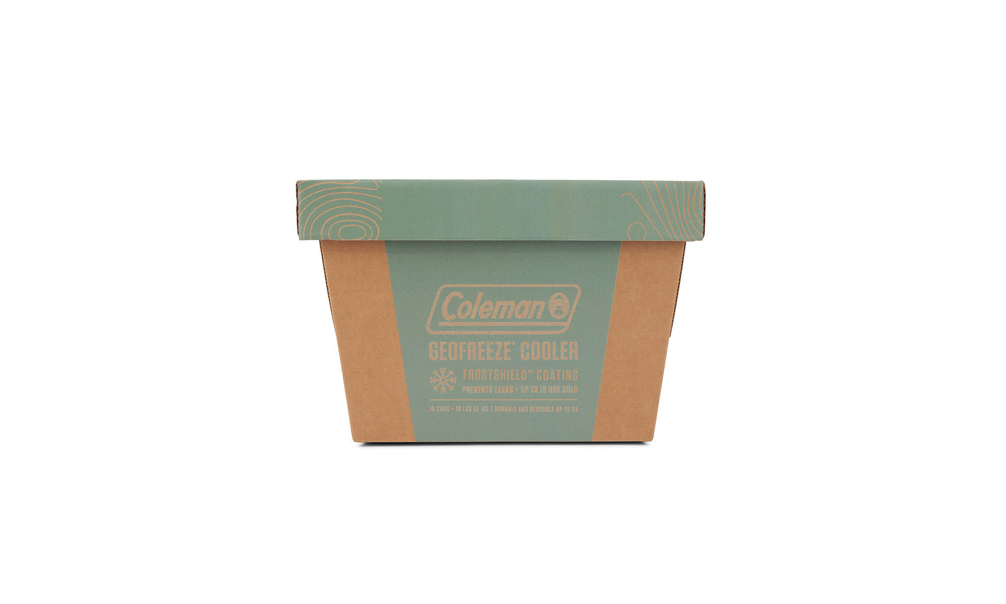 Coleman GeoFreeze™ Recyclable Cooler | Moss