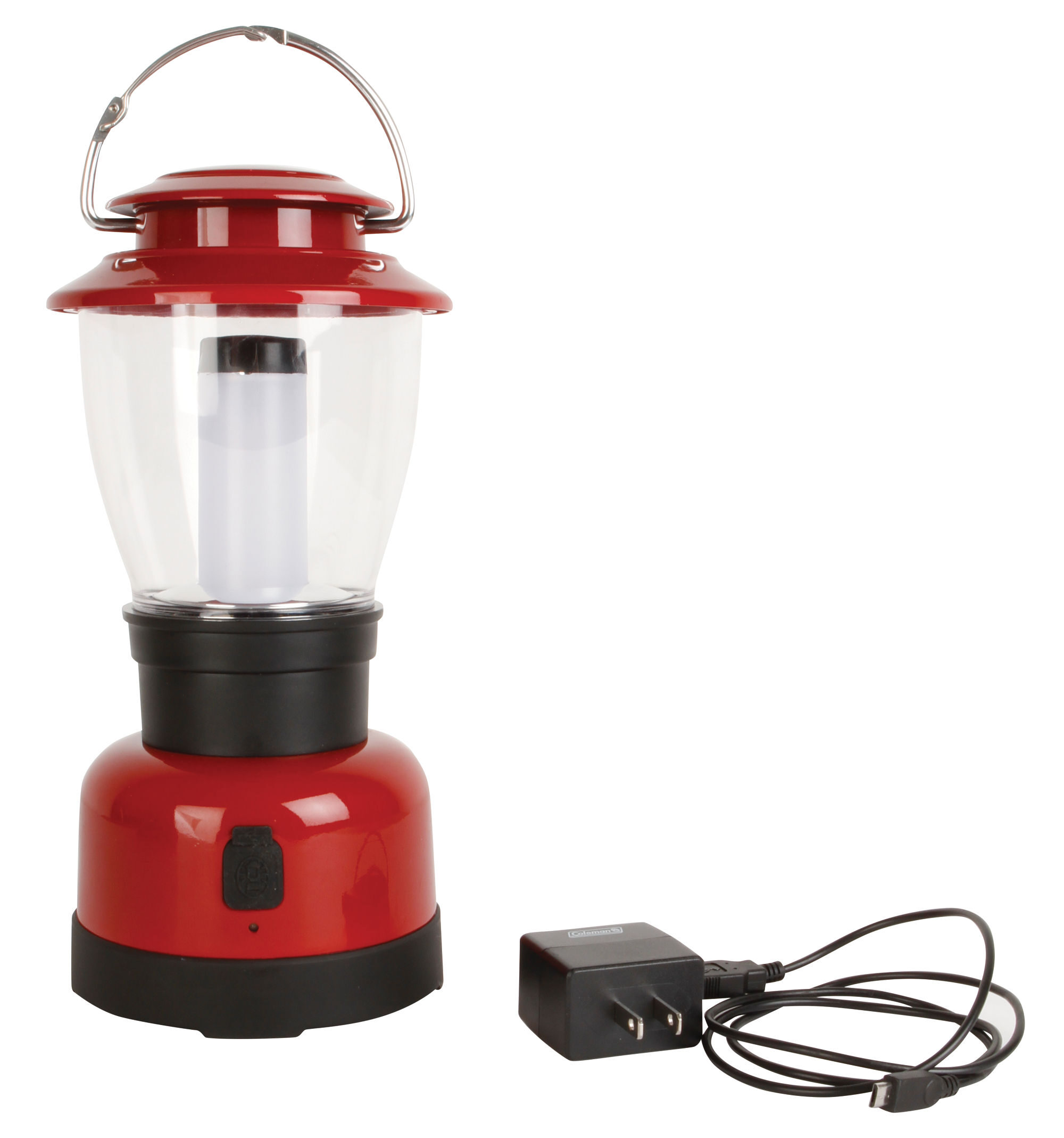 Coleman 400 Lumens Classic Rechargeable LED Lantern | Red