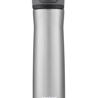 Contigo® Cortland Chill 2.0 Insulated Stainless Steel Water Bottle with AUTOSEAL® Lid | 24oz | Stainless Steel / Blue Corn | Cup Holder