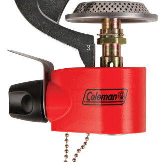 Coleman Single Burner Backpacking Butane/Propane Stove | Red