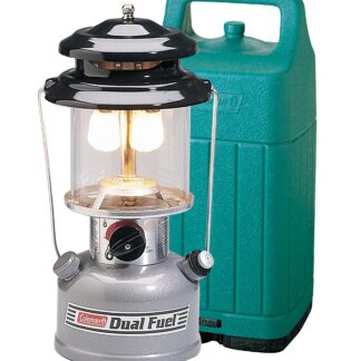 Coleman Premium Dual Fuel™ Lantern with Case | Grey | Adjustable Brightness
