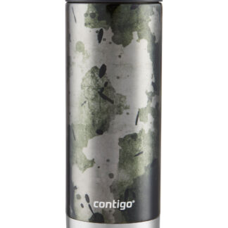 Contigo SNAPSEAL™ Insulated Stainless Steel Travel Mug | 20 oz | Grey | Cup Holder