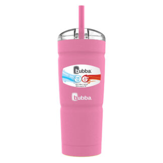 bubba Envy S Stainless Steel Tumbler | 24oz | Azalea | Cup Holder