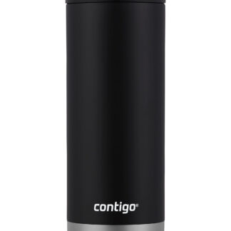 Contigo® Huron 2.0 Stainless Steel Travel Mug with SNAPSEAL™ Lid | 16oz | Licorice | Cup Holder