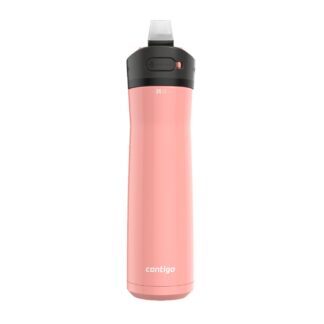 Contigo® Ashland Chill 2.0 Stainless Steel Water Bottle with AUTOSPOUT® Lid | 24oz | Pink Lemonade | Cup Holder