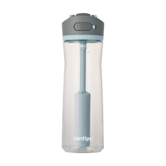 Contigo® Wells Straw Filtration Tritan Water Bottle with AUTOSPOUT® LID | 24oz | Salt | Cup Holder