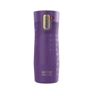 Contigo® x Ally Love West Loop 3.0 Stainless Steel Travel Mug with AUTOSEAL® Easy-Clean Lid | 16oz | Violet